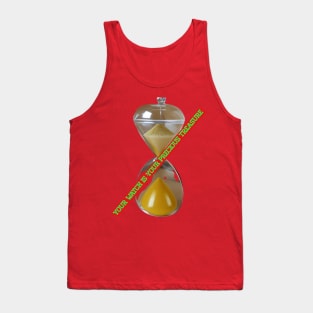 Glass hourglass Tank Top